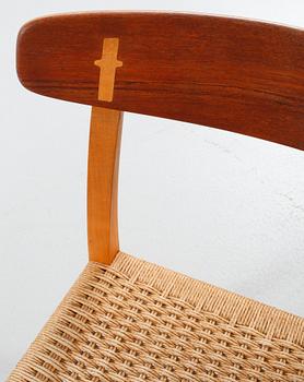 A "Spisestolen" chair by Hans J Wegner for Carl Hansen & Son, Denmark, 1900-talets andra hälft.
