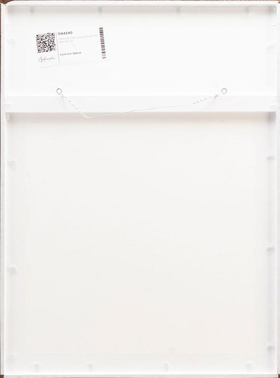 STEN EKLUND, handkolorerad etsning, signerad.