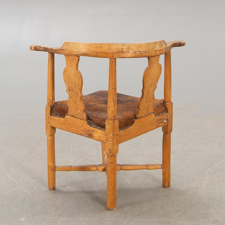 A Swedish Rococo chair mid 1700s.