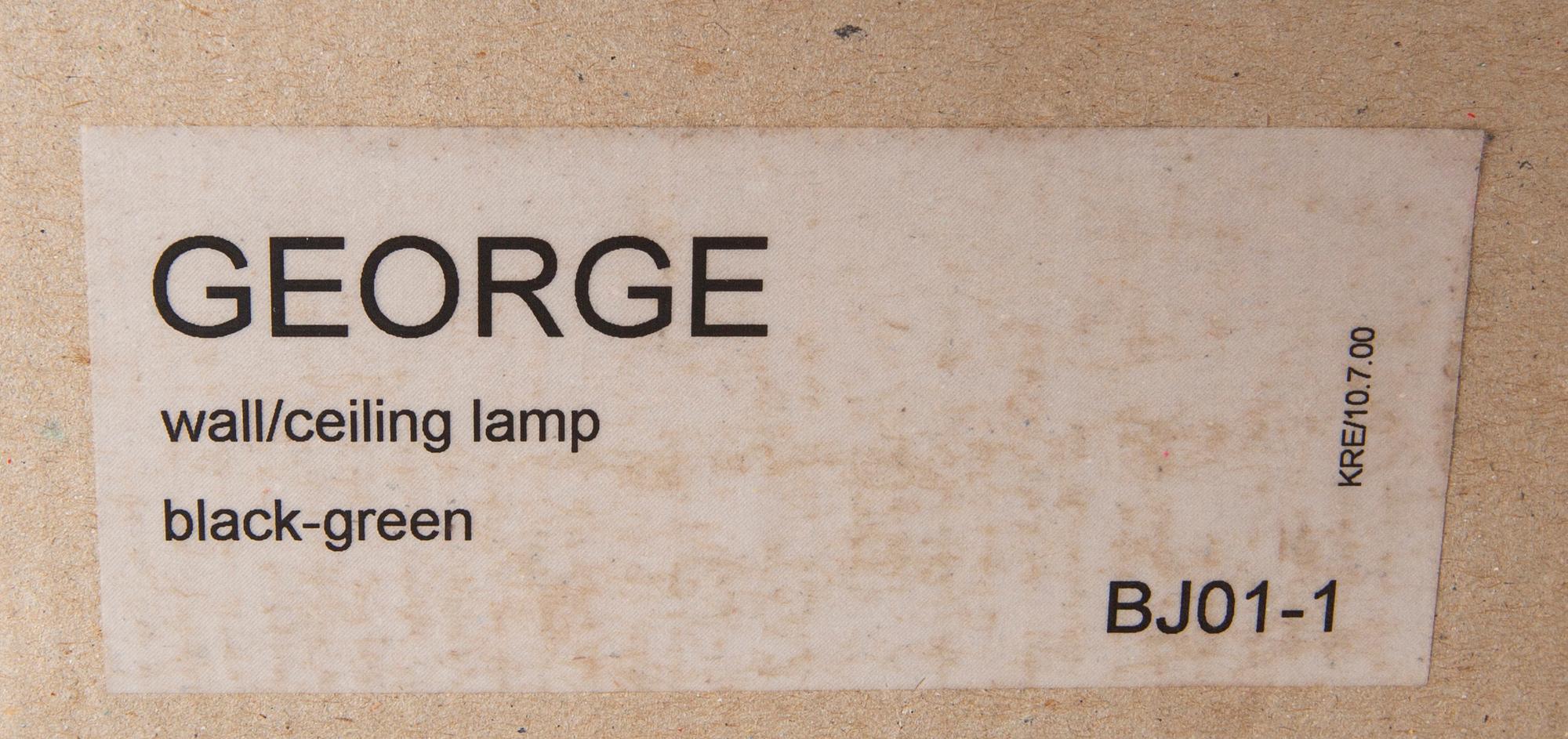 TOBIAS GRAU, celing / wall lamps, 4 pcs, 'George'.