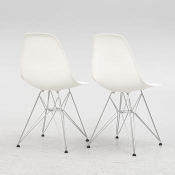 Charles & Ray Eames, chairs, 6 pcs, "DSR Plastic Chair", Vitra.