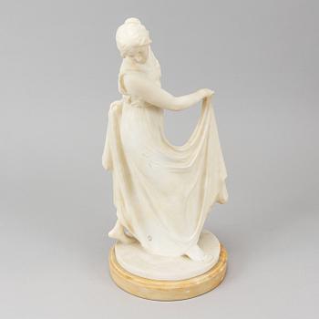 Arthur Lewin-Funcke, skulptur, alabaster, signerad.