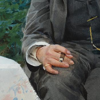 Anders Zorn, ”Frukost i det gröna” (Grosshandlare Adolf Magnus).