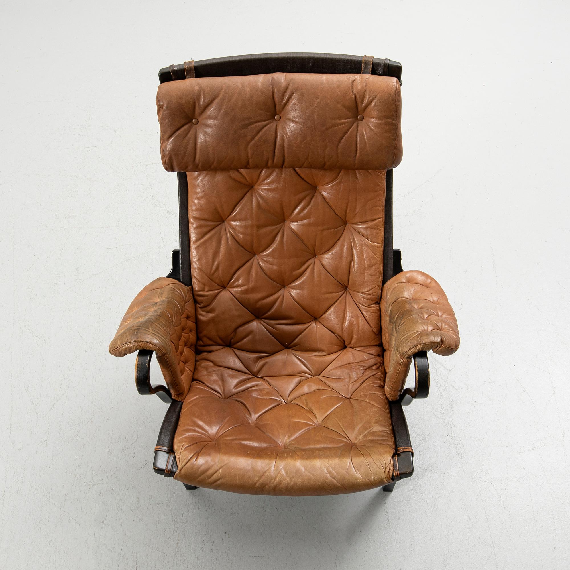 Bruno Mathsson, armchair, "Pernilla", DUX, second half of the 20th century.