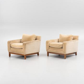 A pair of armchairs, second half of the 20th Century.