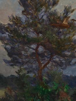 Bruno Liljefors, Spring night with lifting ducks.