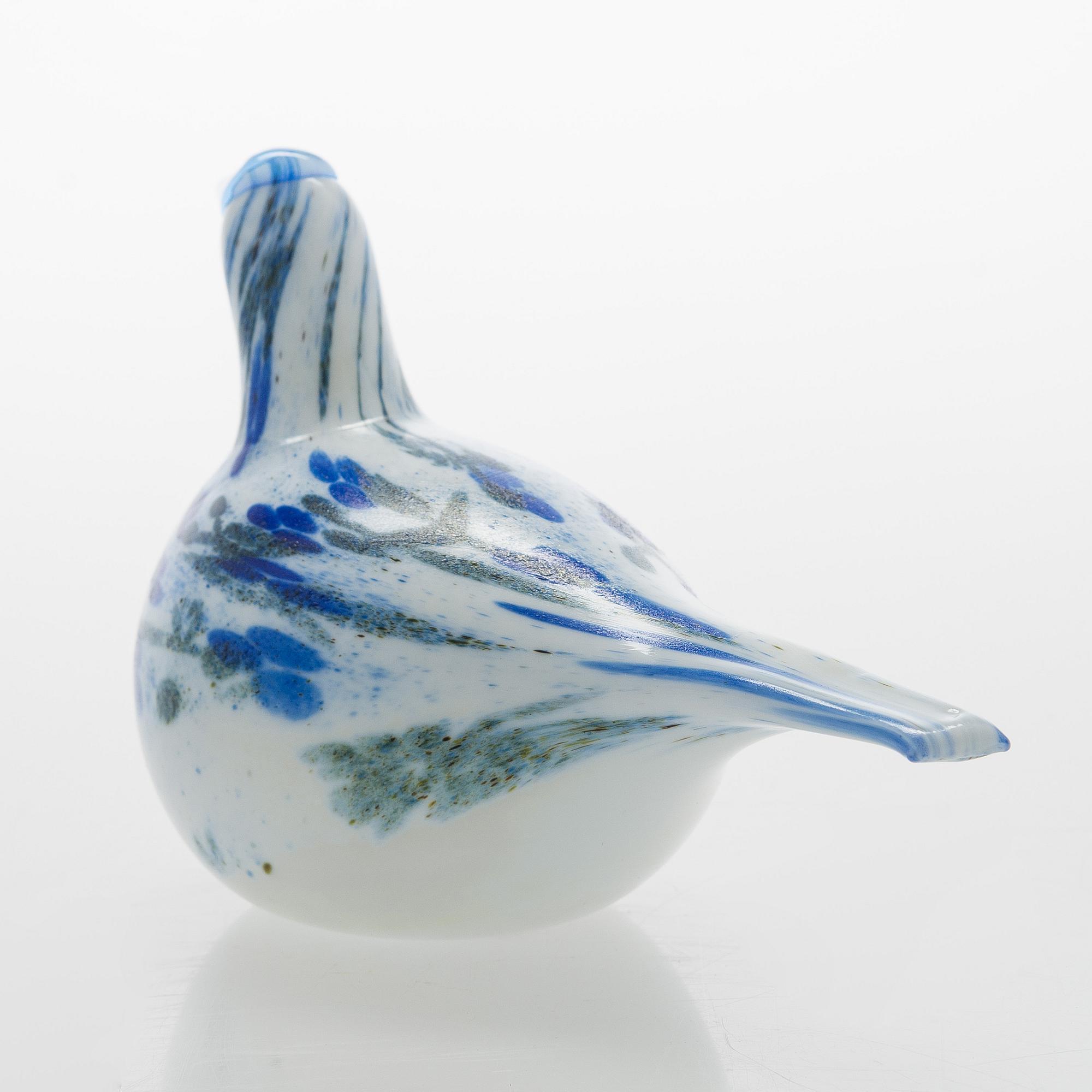 Oiva Toikka, An anniversary bird 2007, 'Dove', signed O. Toikka Nuutajärvi 616/1917.