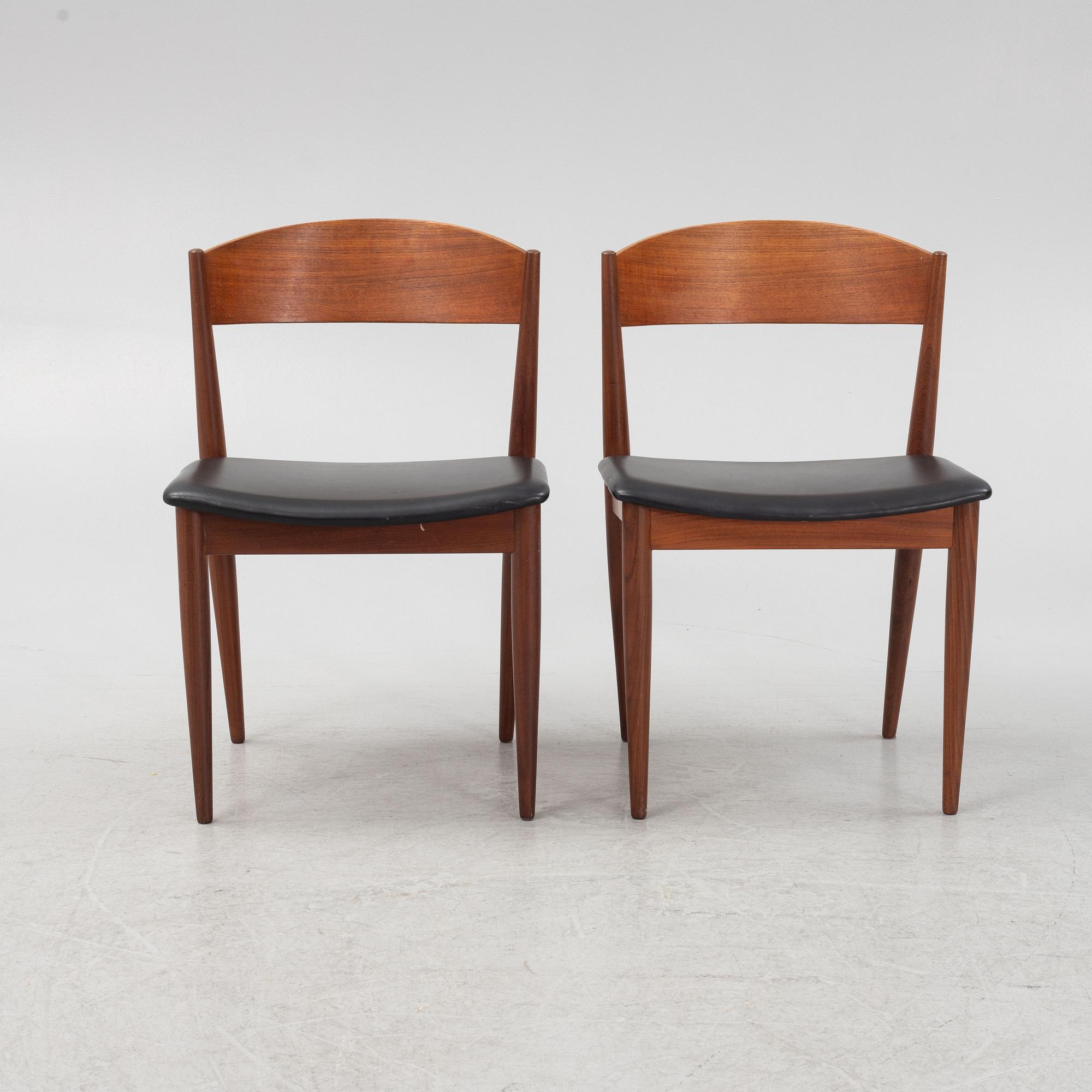 Stolar, 6 st, Danmark, 1960-tal.