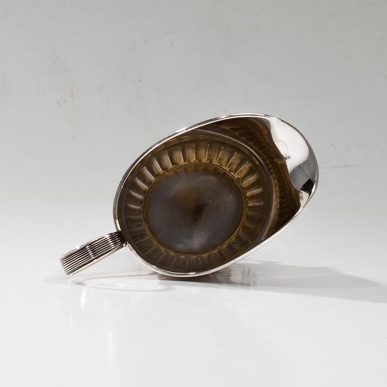 GRÄDDSNÄCKA, silver, svenska kontrollstämplar 1903. Vikt 133,8 g.