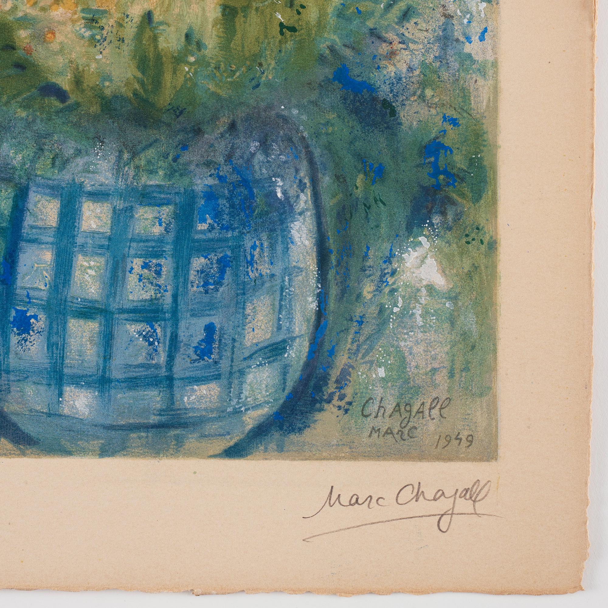 Marc Chagall Efter, "Les Coquelicots".