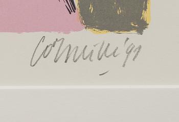 BEVERLOO CORNEILLE, 2 st, färgserigrafier, signerade och daterade 91, numrerade 94/200.