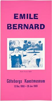 UTSTÄLLNINGSAFFISHER, 6 st, 1900-talets andra hälft.