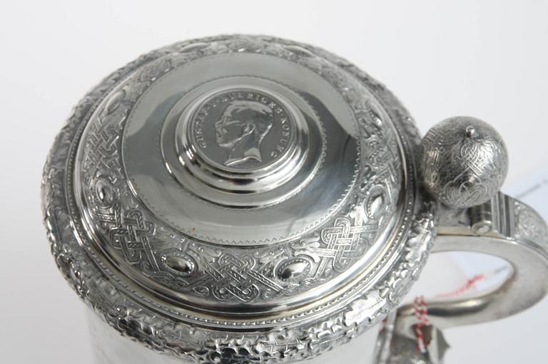 STOP, silver. Barockstil. G A Dahlgren, Malmö 1927. Ca 1045 gr.