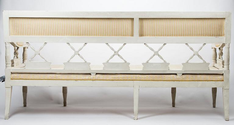 SOFFA, sengustaviansk, sekelskiftet 1700/1800.