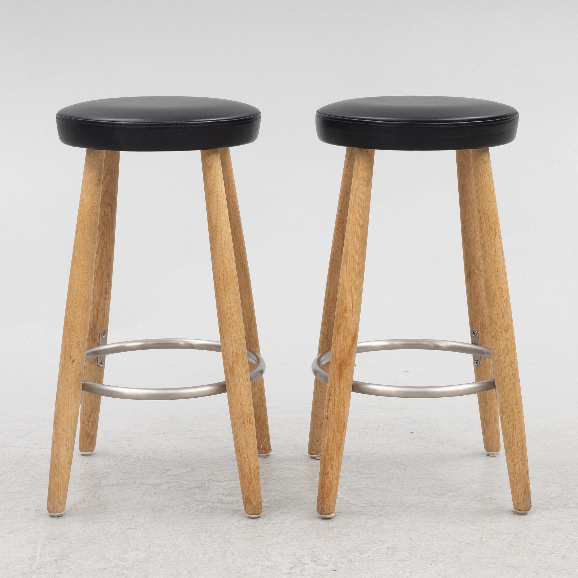 Hans J Wegner, barpallar, ett par, Carl Hansen & Son.