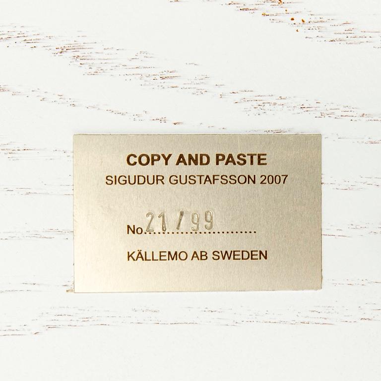 Sigurdur Gustafsson, chair "Copy and Paste" no. 21/99, Källemo Värnamo 2007.