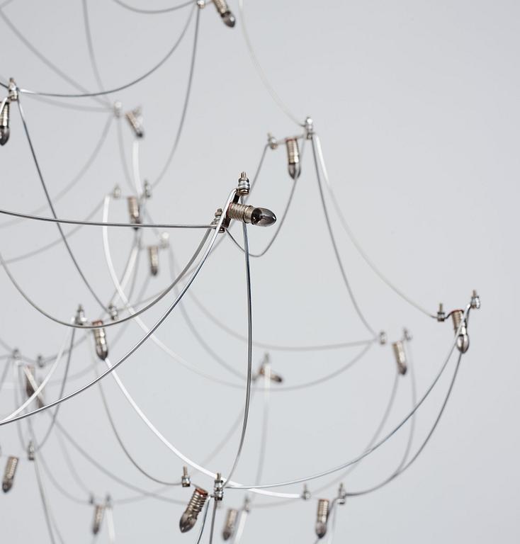 Jan Pauwels, a chandelier, modell "Q2 Hangin lamp", Baxter, Italy, post 2009.