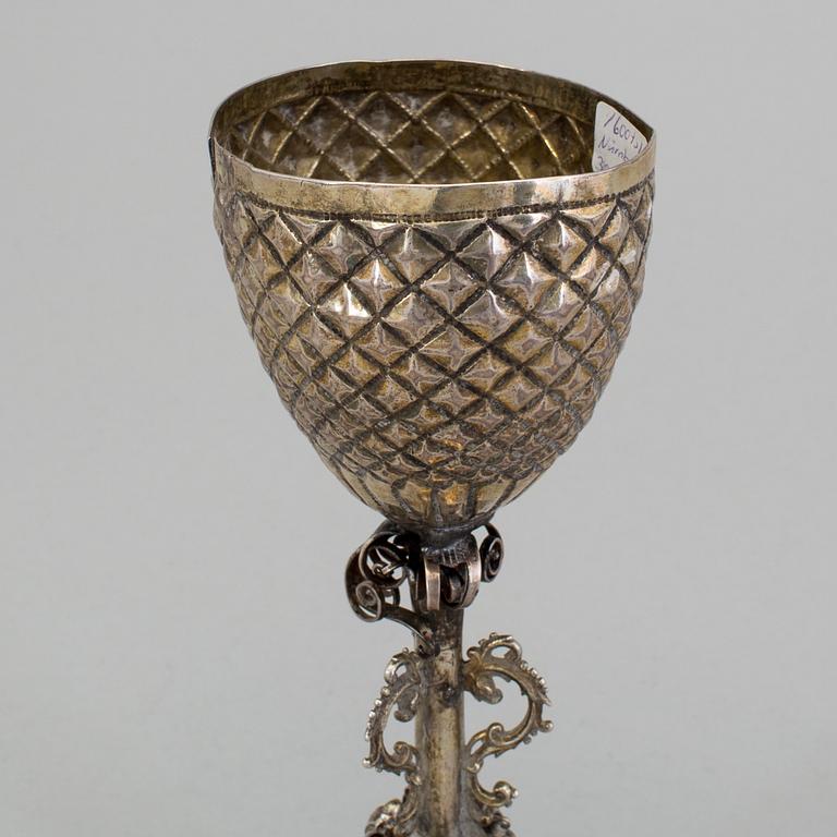 GEORG MÜLLNER, Nürnberg (v 1624-1659), förgyllt silver, barock.