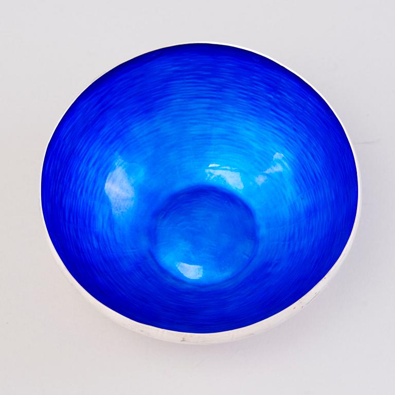 EVA HIDSTRÖM, MALJA, sterlinghopeaa ja emalia, Kultakeskus, Hämeenlinna 1972.