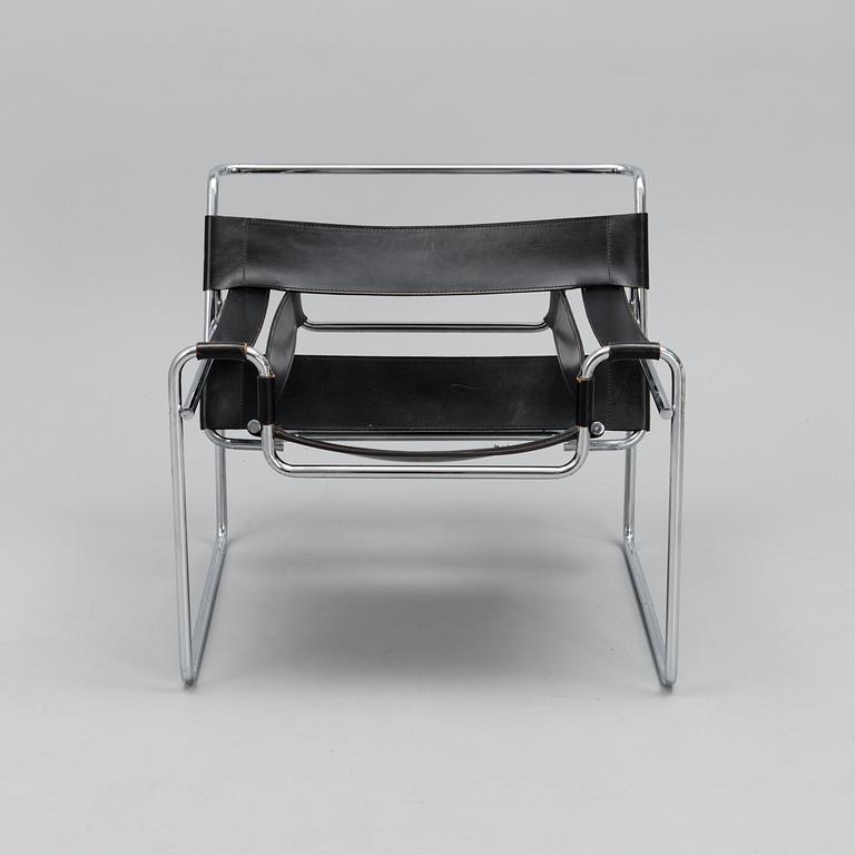 MARCEL BREUER, nojatuoli, "Wassily", 1970-luku.