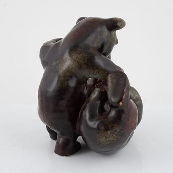 Karl Grössl, skulpturgrupp, Rörstrand.