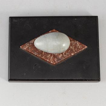 A 19th century marble paper weight.