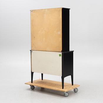Kerstin Hörlin-Holmquist, sideboard samt vitrinskåp, "Charlotte", Asko, Finland, 1970-tal.