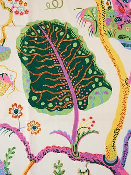 Josef Frank, a pair of linen curtains, 'Hawaii', Svenskt Tenn, Sweden.