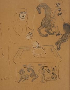 Carl Fredrik Hill, Figures by the well.
