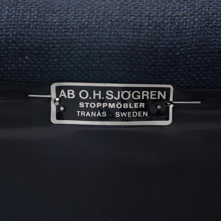 Carl Malmsten, a sofa, "Samsas", OH Sjögren, Tranås, second half of the 20th century.