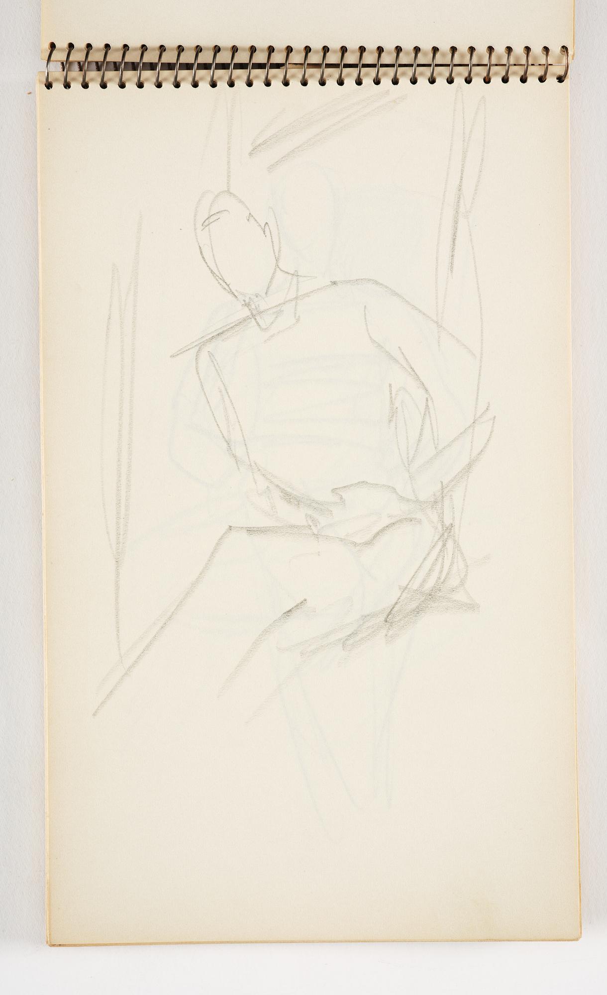 Lotte Laserstein, 3 skissböcker med blyertsteckningar.