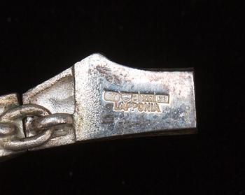 COLLIER, silver. Lapponia, Finland. Vikt ca 70 gram.