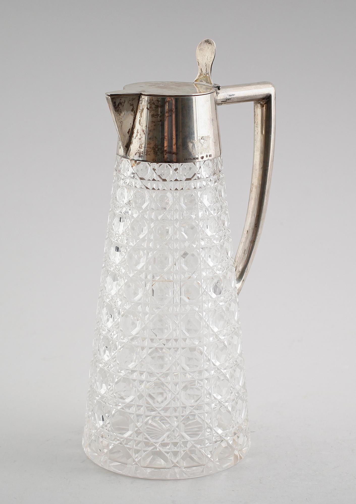 VINKANNA, silver, CG Hallberg, Stockholm 1894.