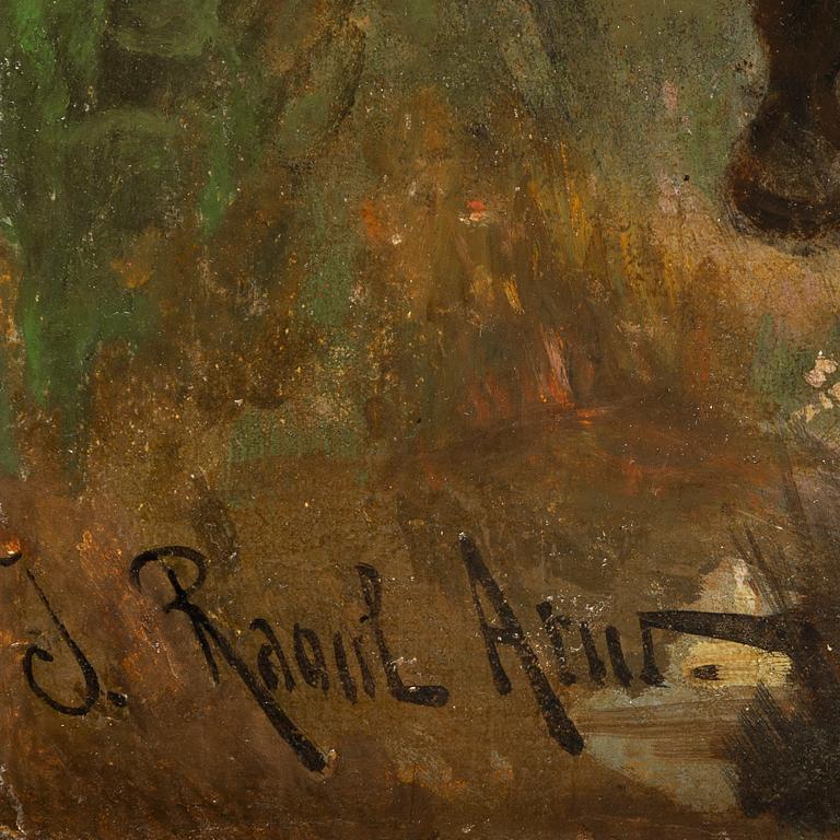 RAOUL-JOSEPH ARUS, oil on canvas, signed.