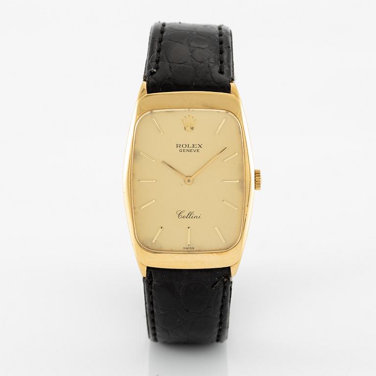 Rolex, Cellini, 26.5 x 35.5 mm.