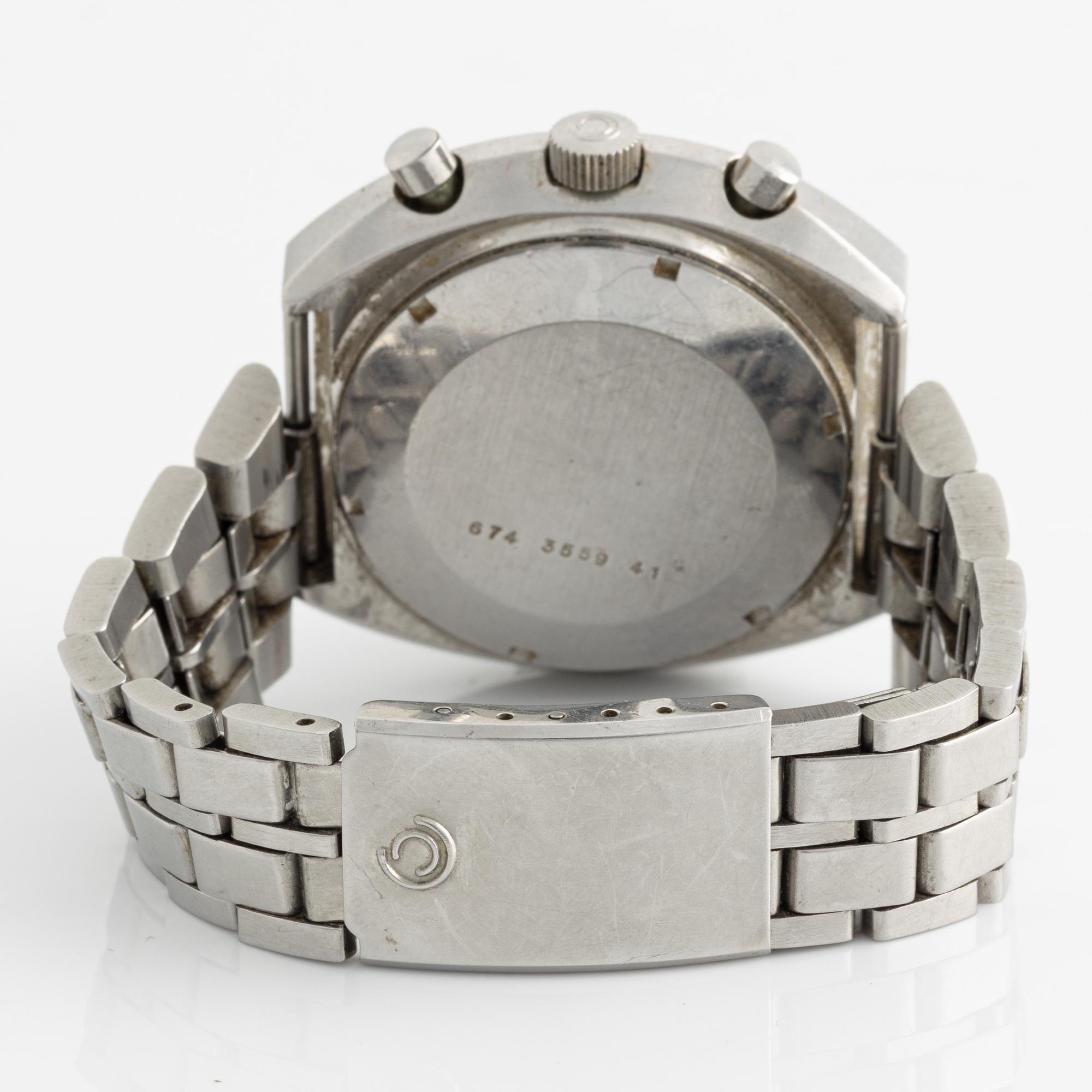 Certina, Chronolympic, armbandsur, kronograf, 43 x 43 x 14 mm.