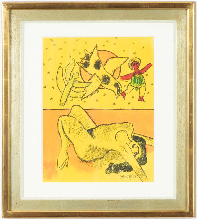 Beverloo Corneille, Woman and Bird.
