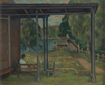 Väinö Kamppuri, View towards the shore.