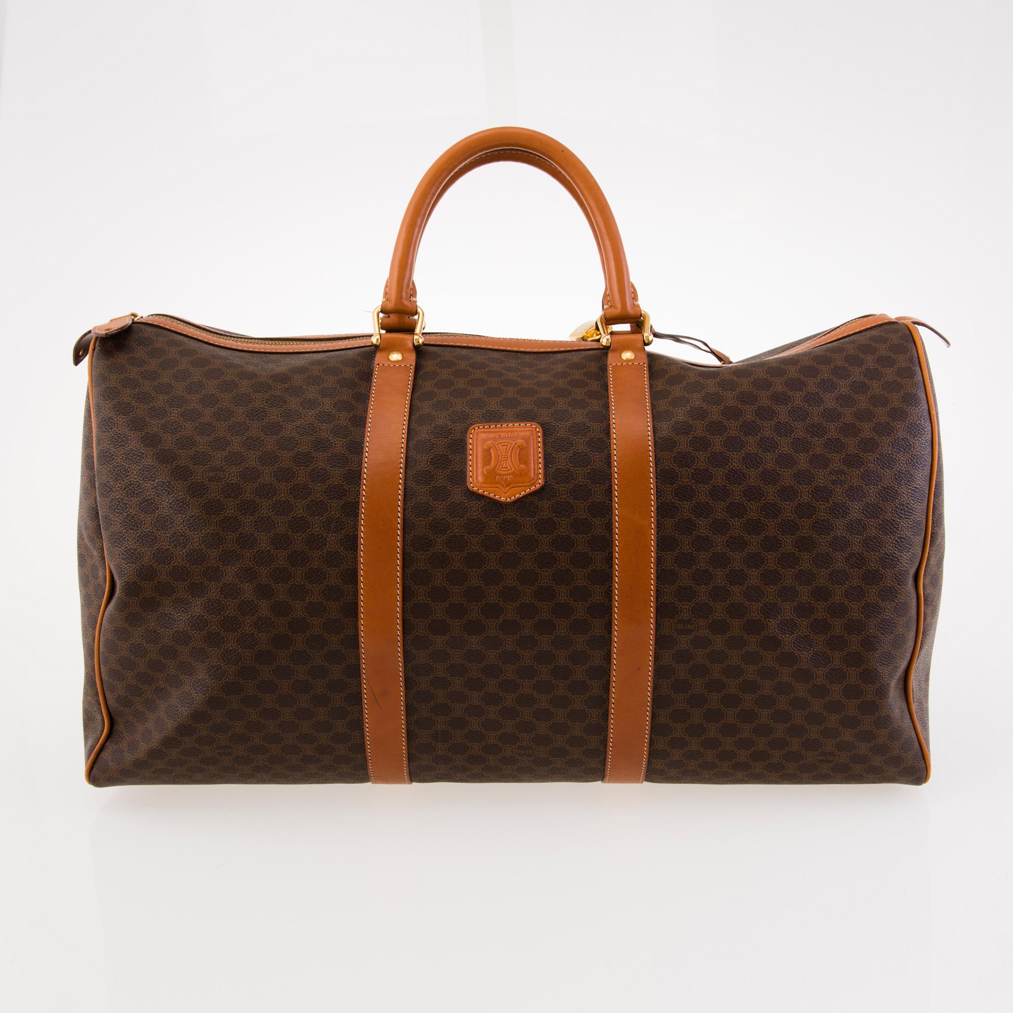 CÉLINE, Vintage Macadam Duffel 50 Bag.