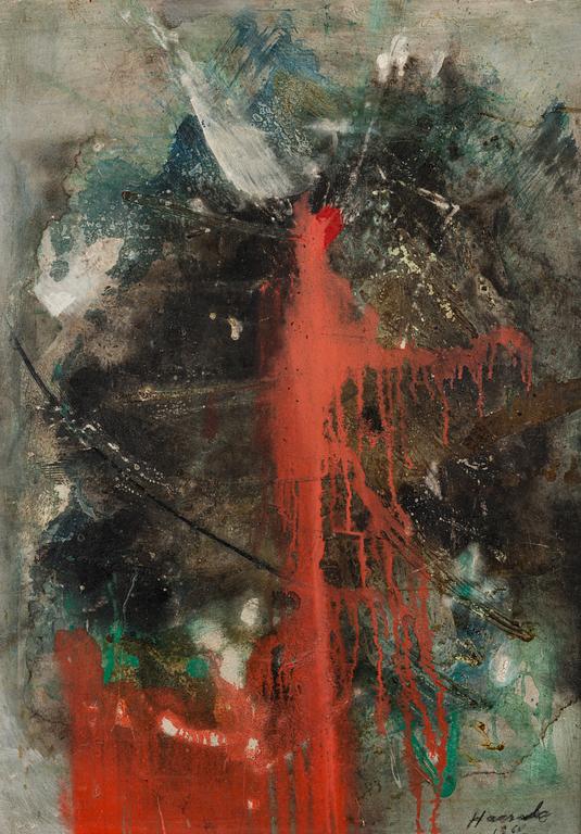 OLAVI HAARALA, oil on board, signed and dated 1960.