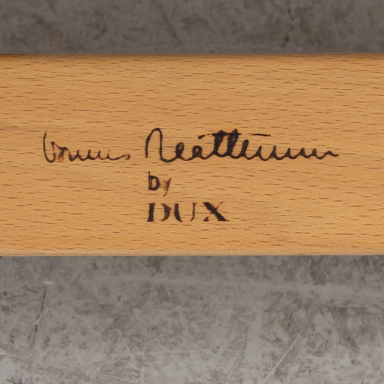 Bruno Mathsson, Fåtölj med fotpall, "Pernilla", Dux, 1900-talets andra hälft.