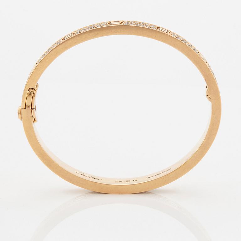 A Cartier "Love" bracelet.