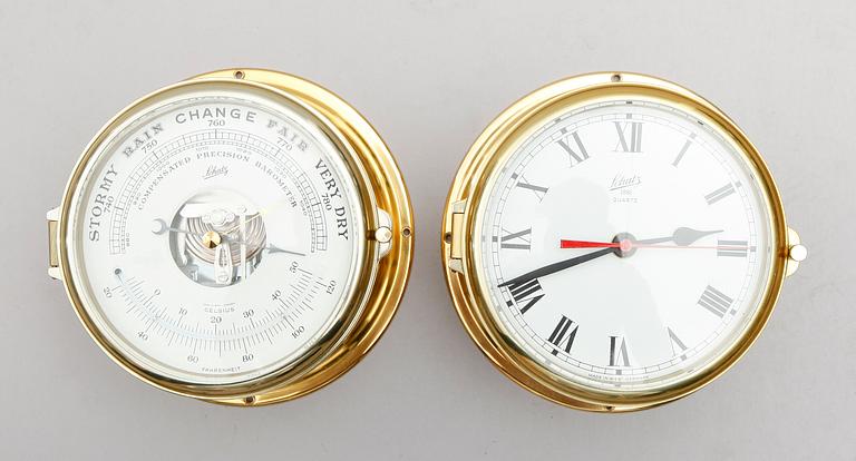 KLOCKA och BAROMETER, 2 delar, Schatz, 1900-talets andra hälft.