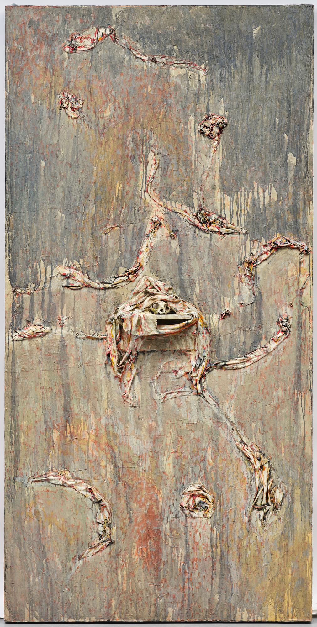 Jan Håfström, “TAL-objekt (kraniet på hyllan)”.