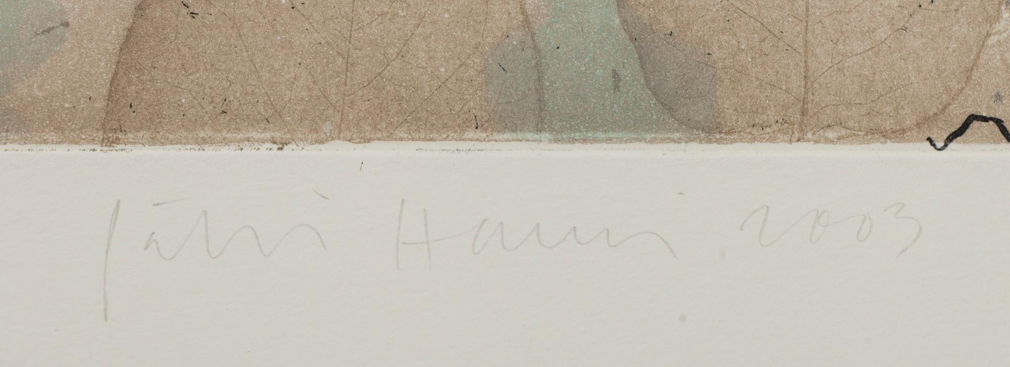 PÄLVI HANNI, etsning, signerad och daterad 2003, numrerad E.A. 2/5.