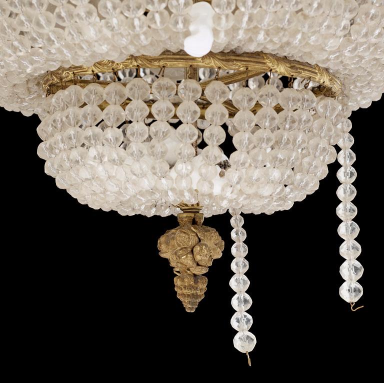 LJUSKRONA, eklekticism, 1800-talets slut. Höjd: 104 cm.