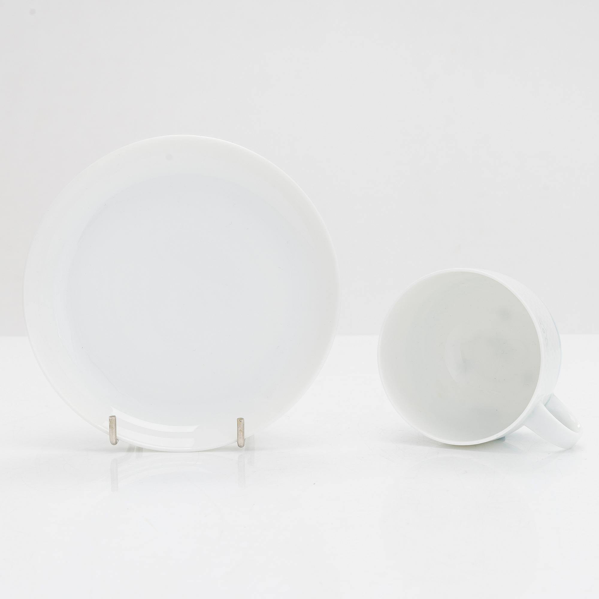 Tapio Wirkkala & Rut Bryk, a 27-piece 'Aquarius' tea/ coffee set for Rosenthal Studio-Linie, Germany 1983-84.