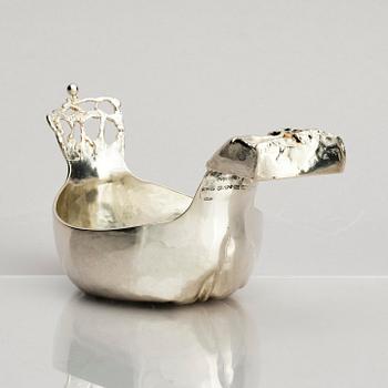 Lars Arby, a sterling silver drinking cup, Gothenburg, Sweden 1979.