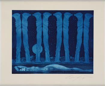 Ernst Fuchs, Untitled from: "Hommage aux Prix Nobel" (The Nobel Prize Portfolio).