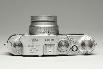 KAMERA, Leica IIf, Nr. 787931. Weitzlar, Tyskland, 1955.